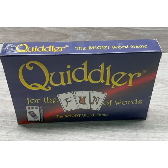 Quiddler Short Word Card Game For The Fun Of Words Vintage 1998 New - Picture 3 of 5